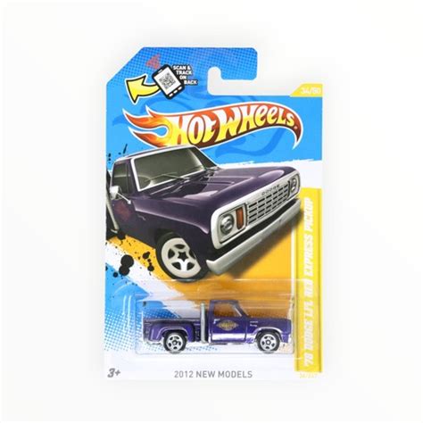 Hot Wheels 78 Dodge Li L Red Express Pickup 34 247 Purple 2012