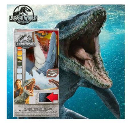 Dinosaurio Mosasaurus Gigante Articulable Jurassic World Promart