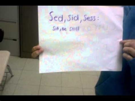 Sed Sid Sess YouTube