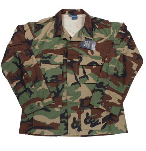 Usgi Type Iii Bdu Shirt Hot Weather Woodland Camo Venture