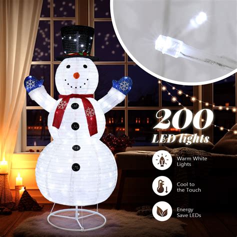 Similar Vingli 6ft Lighted Snowman Christmas Decorations Outside W