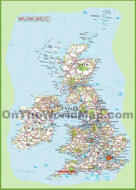 United Kingdom Road Map Printable Road Maps Uk Free Printable Maps