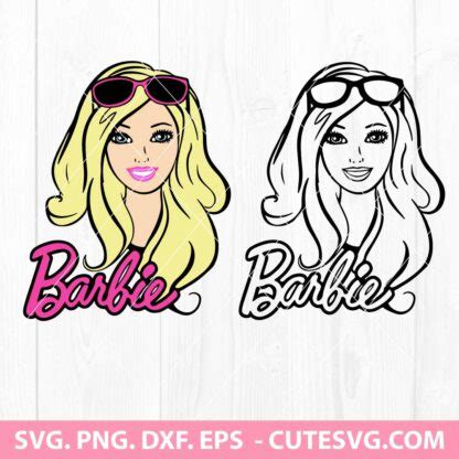 Barbie Face SVG, Barbie Head SVG, Barbie Doll Movie SVG