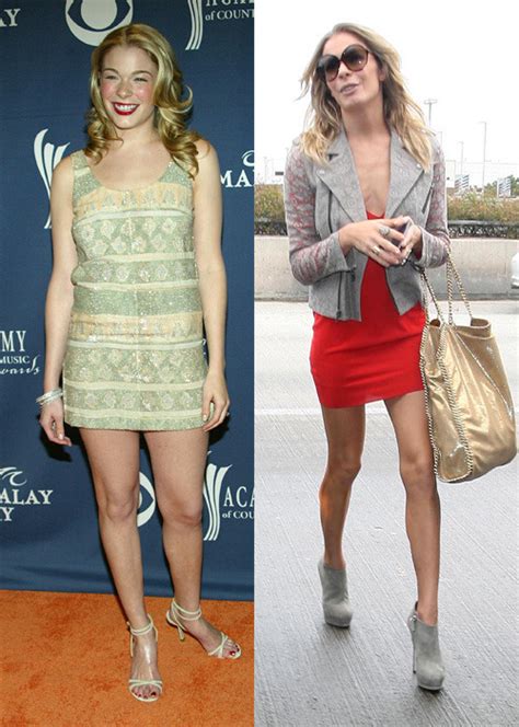 Before And After Leann Rimes 2004 And 2012