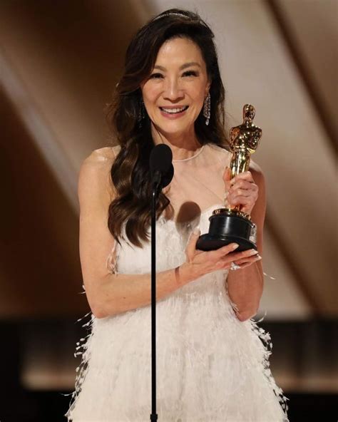 Michelle Yeoh Makes Historical Win At The 2023 Oscars In Dior Gown