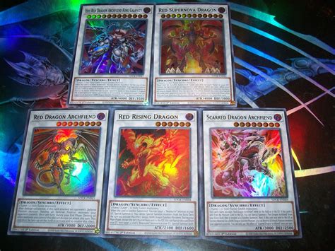 Card Red Dragon Archfiend Set Rising Scarred Calamity Supernova Sdck