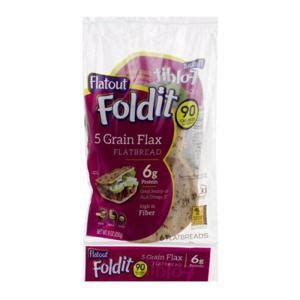 Review Flatout Foldit Flatbread Grain Flax