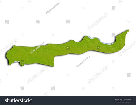 Lower River Division Gambia Map Shaded Stock Illustration 2185765067 ...