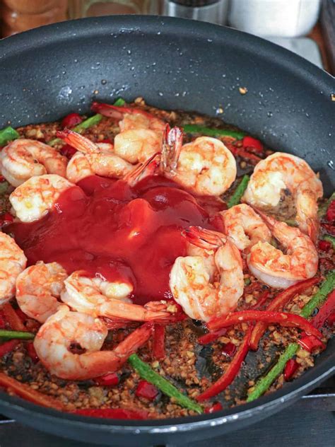 Sizzling Gambas Al Ajillo Spicy Garlic Shrimp Kawaling Pinoy