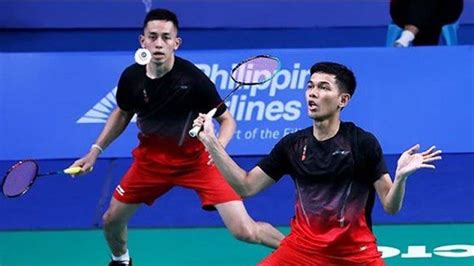 Hasil Singapore Open 2022 Fajar Rian Hentikan Sabar Reza Ketemu Leo