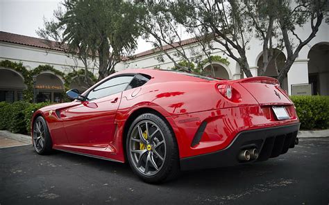 HD Wallpaper Ferrari 599 Backgrounds Gto Red Supercar Wallpaper