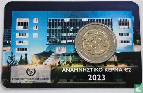 Cyprus 2 Euro 2023 Coincard 60th Anniversary Foundation Of The