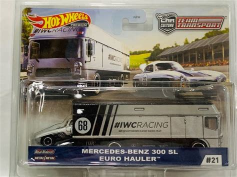 Hobby Store xe mô hình Hot Wheels Team Transport Mercedes Benz 300SL Euro Hauler Lazada vn