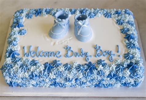 Welcome Baby Boy Cake