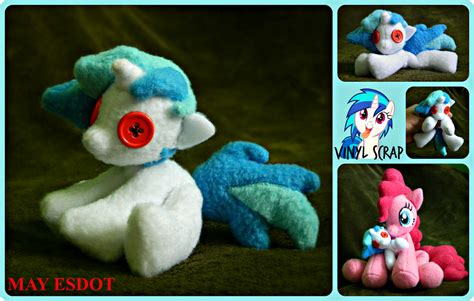 Vinyl Scrap: Miniature MLP Vinyl Scratch Plushie by MayEsdot on DeviantArt