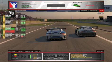 Iracing Mb Amg Gt3 Nurburgring Combined Vrs Sprint Series Youtube