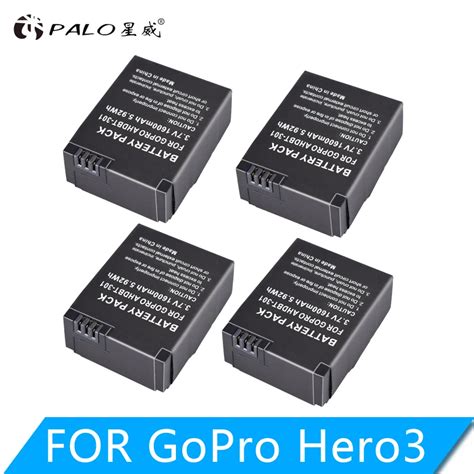 Batería akku Go Pro hero 3 3 1600 V 3 7 mAh AHDBT 301 AHDBT301