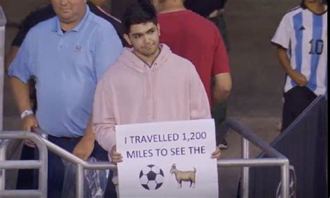 Un Tifoso Si Fa Km Per Vedere Messi Con L Inter Miami Solo Allo