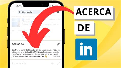 Qué se pone en ACERCA DE en LinkedIn Dónde está mi ACERCA DE en