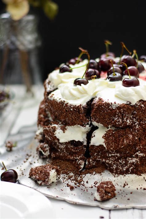 The Best Black Forest Cake Without Eggs Yummy Medley