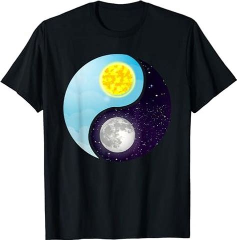 Asia Astronomy Asian Astronaut Yin And Yang Sun Moon Space T Shirt