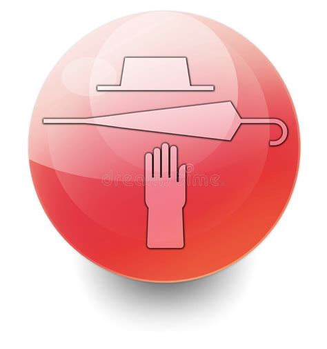 Icon Button Pictogram Lost And Found Stock Illustration