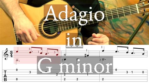 Adagio In G Minor Opening Theme A Minor Albinoni Full Tutorial