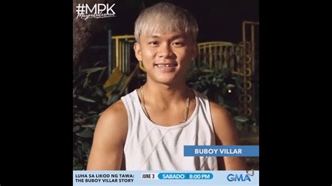 Mpk Buboy Villar May Hugot Para Sa Luha Sa Likod Ng Tawa Online