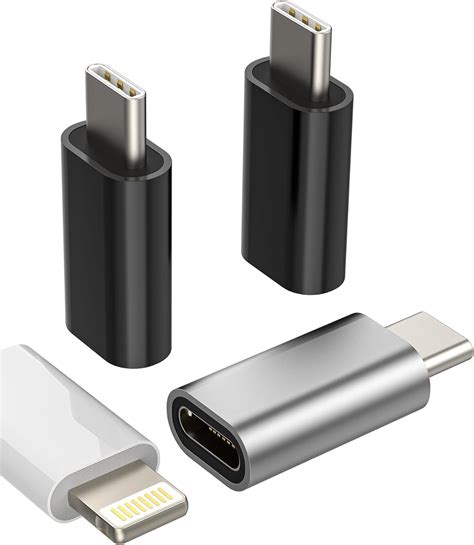 Amazon 3Pack Lightning Female To USB C Male Adapter Compatible