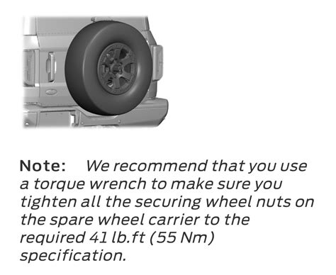 Lug Nut Torque Spec Bronco G Ford Bronco Bronco Raptor