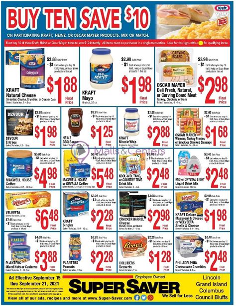 Super Saver Weekly Ad - sales & flyers specials - MallsCenters