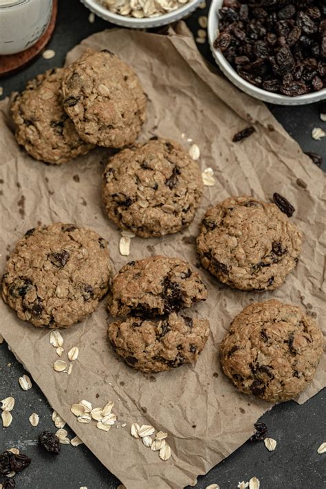 Vegan Oatmeal Raisin Cookie Courtneys Homestead