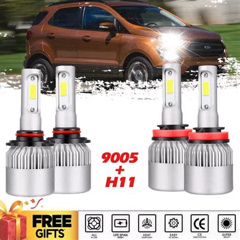 Kit De Focos Led Para Ford Luz Alta Y Baja Lm K Cuotas Sin