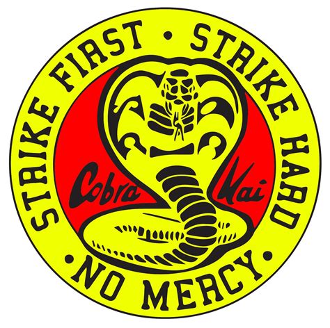 Cobra Kai Karate Kid Logo Badge Emblem Svg Cutting Files For Etsy