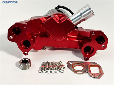 Deepmotor Cnc Ls Ls1 Ls2 Ls3 Ls6 60 Electric Water Pump Aluminum Red Ebay