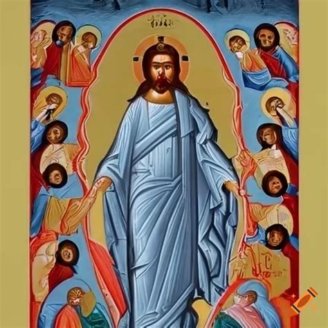 Christian Orthodox Icon Depicting Jesus Christ S Resurrection On Craiyon