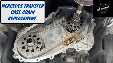 Transfer Case Chain Replacement X164 Gl450 Mercedes Benz Loud Knocking Noise Skipping Gl550