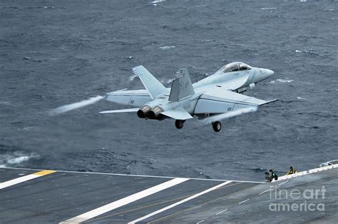 An Fa 18f Super Hornet Launches Photograph By Stocktrek Images Fine