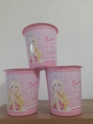 Baldinho De Pipoca Barbie Compre Produtos Personalizados No Elo