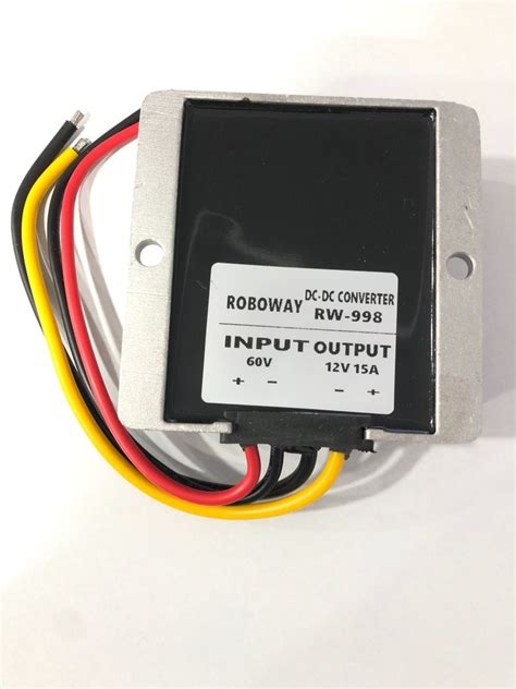 Roboway Dc 60v To 12v 15a 180w Step Down Voltage Converter Power Supply