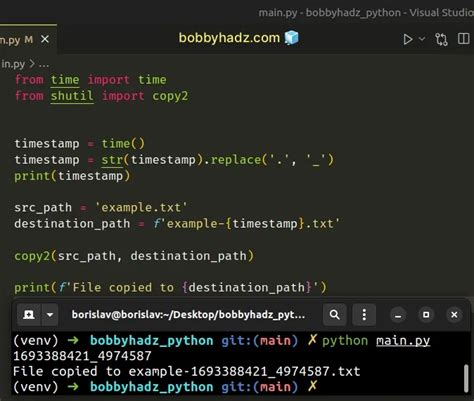 How To Copy Files And Rename Them In Python Ways Bobbyhadz