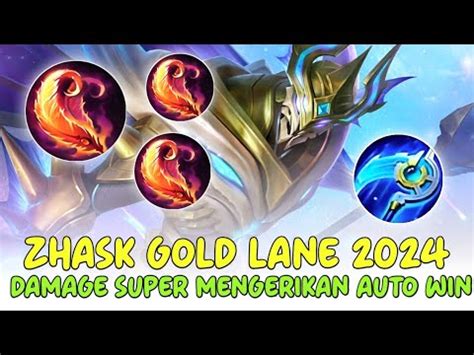 Zhask Gold Lane Sangat Bagus Damage No Counter Top Global Zhask