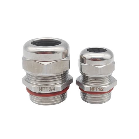 Ip68 Explosion Proof Stainless Steel Npt Metal Cable Glands China Nylon Cable Gland And Cable