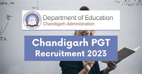 Chandigarh Pgt Recruitment Posts Vacancy Eligibility Apply