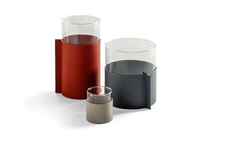 Poltrona Frau Leather Pot Vase | Deplain.com