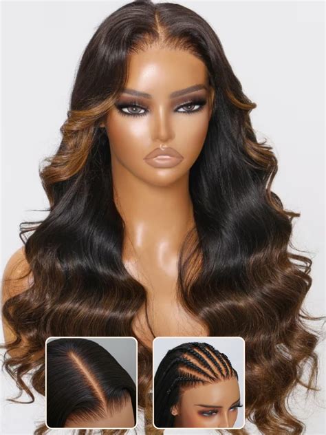 Amazon Nadula Bye Bye Knots Glueless Body Wave Wig Ombre