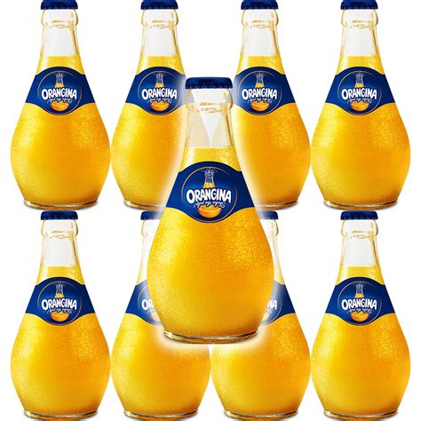 Orangina Sparkling Citrus Beverage with Pulp 10 Fl Oz Glass Bottle ...