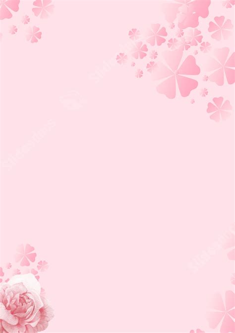 Texture Of A Solid Pink Color Page Border Background Word Template And