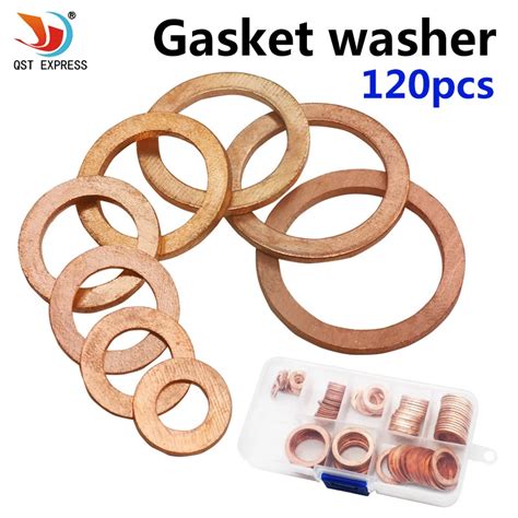 Aliexpress Buy 120pcs Solid Copper Washers Sump Plug Assorted