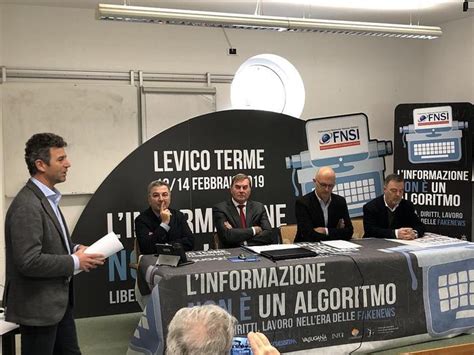 Giornalisti Congresso Fnsi A Levico Dal Al Febbraio Programma